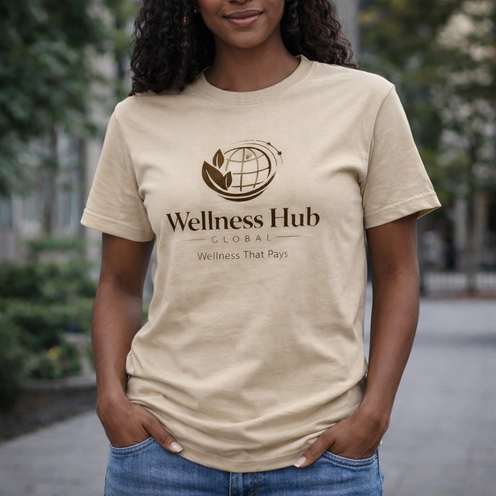 Round Neck branded T-shirt